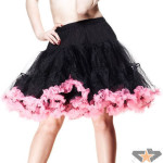 dámske sukne Hell Bunny - Petticoat - Black/Pink - 5028