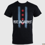 pánske tričká Rise Against - Flag - Black - Kings Road - 43674