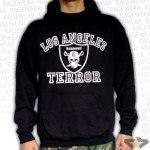 pánske mikiny Terror - Los Angeles - Black - RAGEWEAR - 029HSS041