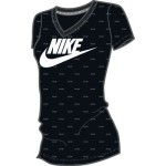 dámske tričká Nike Tee-Mid V FW JDI Repeat 619497-010