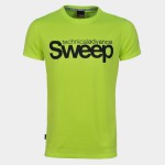 pánske tričká Sweep SMTS037 yellow fluo