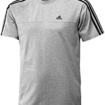 pánske tričká Adidas Essentials 3-Stripes Crew Tee X19204